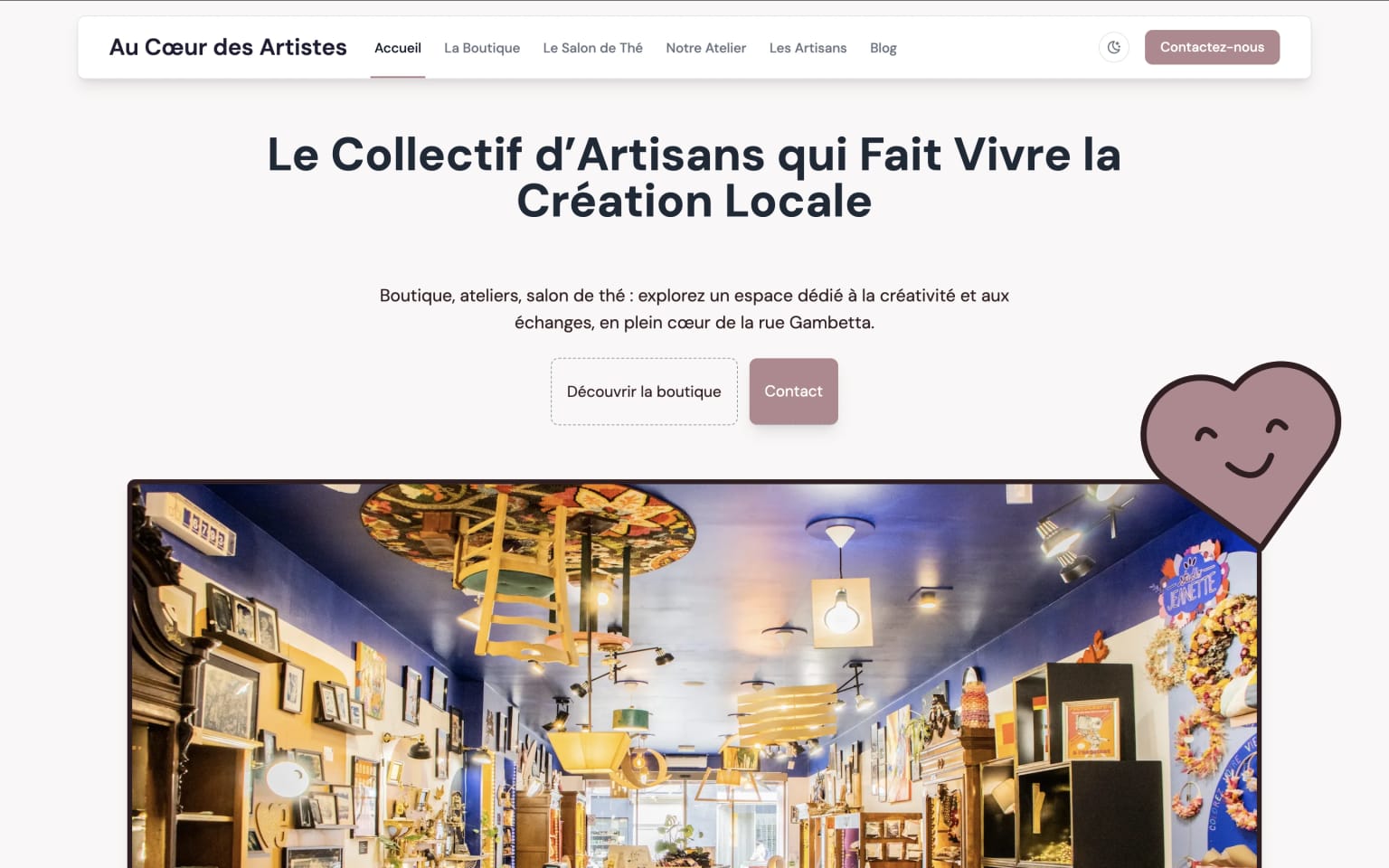 Site Vitrine Élégant