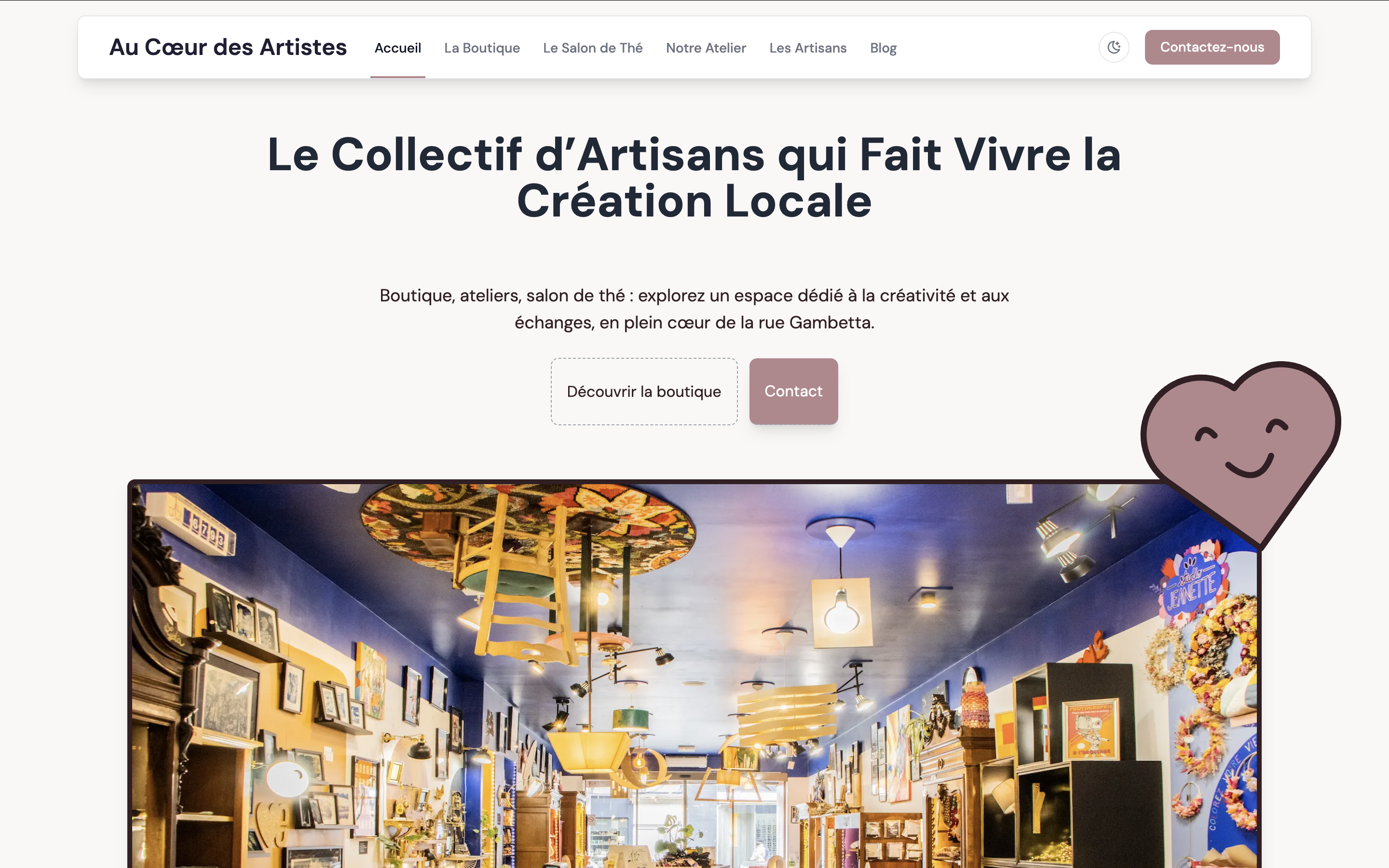 Site Vitrine Élégant